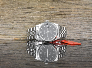 Tudor Prince Date 74000N Black Dial - 34MM Medium - Automatik