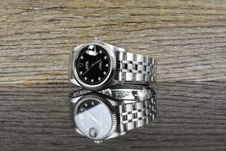 Tudor Prince Date 74034N Diamond Dial - Stahl Weißgold Medium 34MM - Automatik