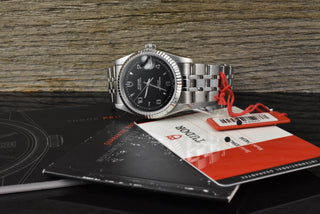 Tudor Prince Date 74034 Black Dial Automatik - 2016