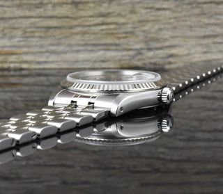 Tudor Prince Date 74034 Stahl & Weißgold Black Arabic Dial - Automatic