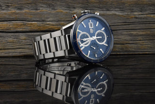 TAG Heuer Carrera Calibre 16 Chronograph Blue Ceramic unpoliert Box & Papiere 2020