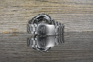 Omega Speedmaster Professional Moonwatch Co Axial Date Black Dial Autimatik - B&P