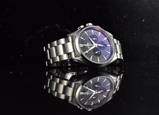 Omega Seamaster Aqua Terra Chronograph Gray Panda Dial Automatik Box & Papiere