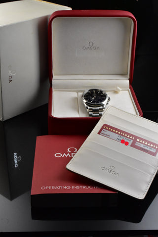 Omega Seamaster Aqua Terra Chronograph Gray Panda Dial Automatik Box & Papiere