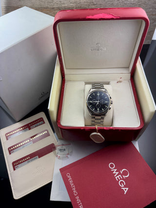 Omega Seamaster Railmaster Aqua Terra 150M Railmaster Chronograph Black Dial - Full Set 2018