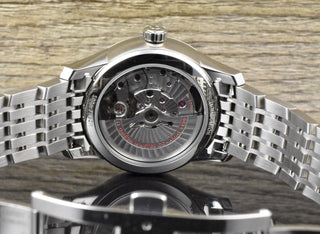 Omega De Ville Hour Vision Co-Axial Master Chronometer Salmon Sunburst Dial 433.10.41.21.10.001