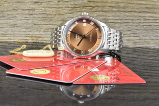 Omega De Ville Hour Vision Co-Axial Master Chronometer Salmon Sunburst Dial 433.10.41.21.10.001