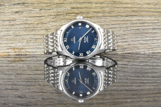 Omega De Ville Co-Axial 41 Blue Dial unpoliert 431.10.41.21.03.001 - Full Set 2015