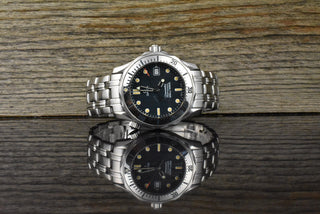 Omega Seamaster Diver 300M Mid Size Quarz 2562.80 Blue Wave Vintage 1997