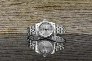 Tudor Princess Date NOS / UNGETRAGEN 92414 Silver Diamond Dial / Weißgold B&P