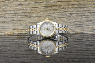 Tudor Prince Oysterdate 92413  NOS / UNGETRAGEN Linen Diamond Dial B&P