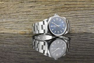 Rolex Air King 14000M Blue Explorer Dial - LC 100 - Full Set