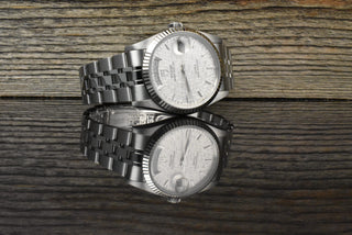 Tudor Prince Date 76214 MINT Silver Linen Dial Automatic Full Set 2018
