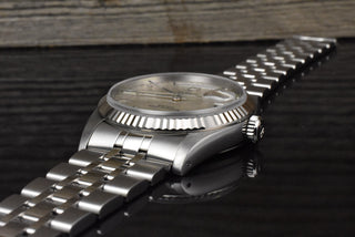 Tudor Prince Date 76214 MINT Silver Linen Dial Automatic Full Set 2018