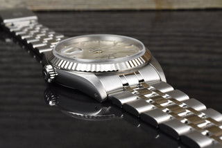Tudor Prince Date 76214 MINT Silver Linen Dial Automatic Full Set 2018