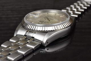 Tudor Prince Date 76214 MINT Silver Linen Dial Automatic Full Set 2018