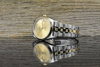 Tudor Prince Date Day 76213 NOS / STICKER Gold Dial - Full Set 2024