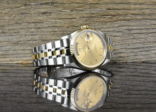 Tudor Prince Date Day 76213 NOS / STICKER Gold Dial - Full Set 2024