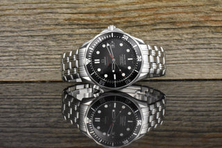 Omega Seamaster Diver 300 M 41 Co Axial James Bond - James Bond Quantum of Solace unpoliert / Full Set 2009