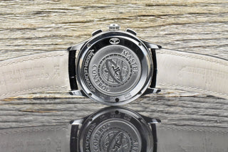 Jaeger-LeCoultre Master Chronograph Q1538420 Silver Dial Automatic B&P