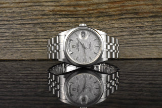 Tudor Prince Date Day 76200 Silver Linen Dial Automatik Box & Papiere 2016