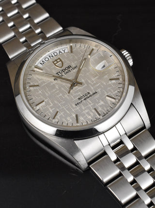 Tudor Prince Date Day 76200 Silver Linen Dial Automatik Box & Papiere 2016