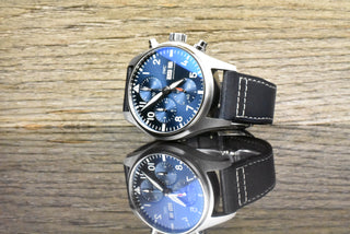 IWC Fliegeruhr Chronograph Pilot Chronograph 41MM Blue Dial IW388101 Full Set 2025
