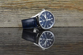 TAG Heuer Carrera Calibre 5 Day-Date Calibre 5 Blue 39MM Automatic UNGETRAGEN / UNWORN - 2022