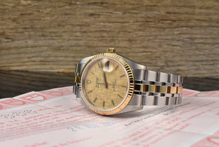 Tudor Prince Date 74033 Stahl/Gold · NOS Ungetragen · Medium 34 mm · Automatik Stahl