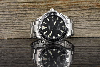 Omega Seamaster Diver 300 M Quarz Peter Blake 2264.50 Black Wave Vintage 1998
