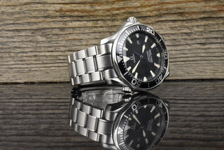 Omega Seamaster Diver 300 M Quarz Peter Blake 2264.50 Black Wave Vintage 1998