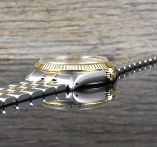 Tudor Prince Date Day 76213 SERVICE 2026 - Gold Linen Dial - Stahl Gold - 36MM