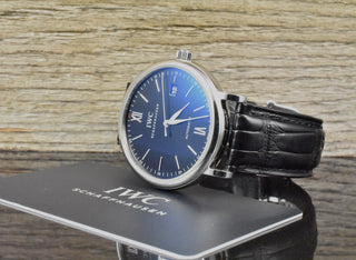 IWC Portofino Automatic 40MM - IW356502 - Zertifikat - unpoliert - Black Dial