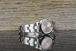 Rolex Oyster Perpetual Lady Pink Explorer Dial 76080 Box & Papiere