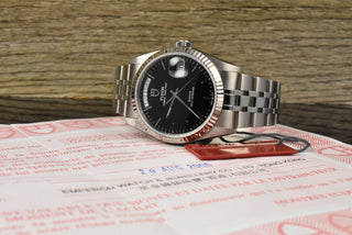 Tudor Prince Date Day 76214 Nos Ungetragen - Stahl Weißgold - 36mm - Automatik
