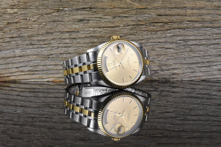Tudor Prince Date Day 76213 Gold Dial - unpoliert - 36MM - Stahl Gold - Automatik
