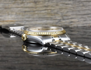 Tudor Prince Date Day 76213 Gold Dial - unpoliert - 36MM - Stahl Gold - Automatik