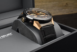 TAG Heuer Carrera Calibre Heuer 02 Roségold / Ceramica Skeleton 45MM Chronograph 2021 Full Set