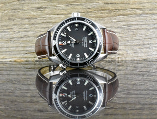 Omega Seamaster Planet Ocean 600M Co-Axial 42MM - First Series - Grey Dial - Unpoliert - Full Set