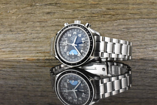 Omega Speedmaster Day Date 3520.53.00 Tripel Date MK40 - Grey / Blue - Vintage