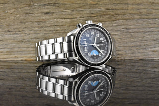 Omega Speedmaster Day Date 3520.53.00 Tripel Date MK40 - Grey / Blue - Vintage