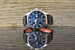 IWC Fliegeruhr Chronograph / Pilot Chronograph 41MM Blue Automatik Full Set 2021