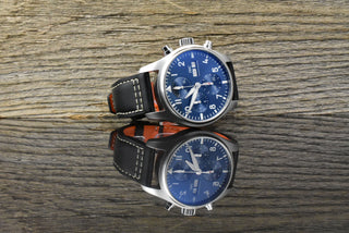 IWC Fliegeruhr Chronograph / Pilot Chronograph 41MM Blue Automatik Full Set 2021