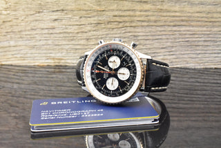 Breitling Navitimer 1 B01 Chronograph 46 UB0127 Stahl Roségold unpoliert Automatick - B&P