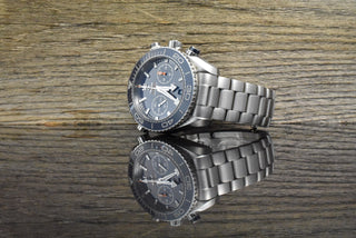 Omega Seamaster Planet Ocean Chronograph Co-Axial 45.5 Master Chronometer Blue Keramik B&P 2016