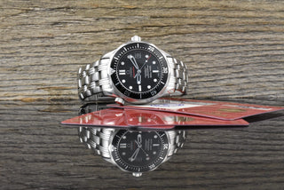 Omega Seamaster Diver 300 M Co Axial 36MM Mid Size Black Dial - Full Set
