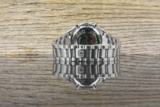 Omega Speedmaster Racing Date 39 Limited Michael Schumacher 3519.50 Carbon Dial Full Set