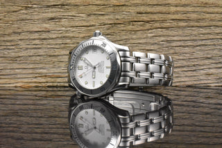 Omega Seamaster Diver 300 M 2552.20 White Wave - UNPOLIERT - FULL SET - 36MM Automatik