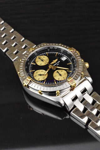 Breitling Chronomat A13050.1 Service Stahl / Gold - Vintage Full Set 1999