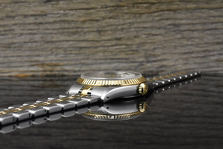 Tudor Prince Date Day 76213 Silver Linen Diamond Dial Automatik